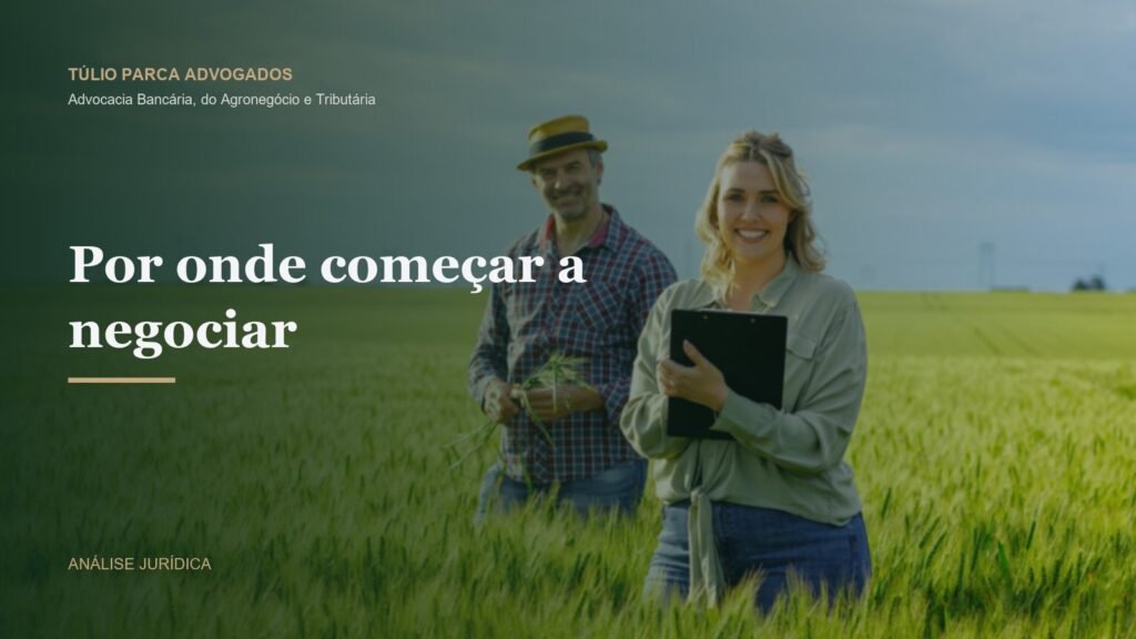 Lavoura ao entardecer representando atividade produtiva e planejamento financeiro